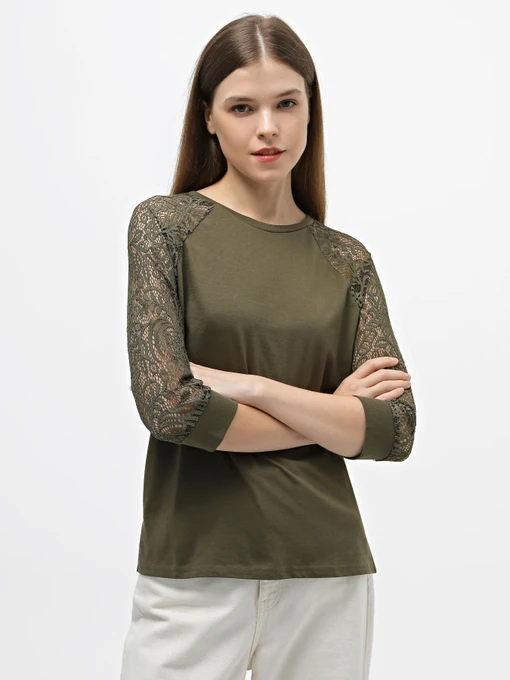 Худи и свитшоты Piazza Italia модель 07344_military green Фото