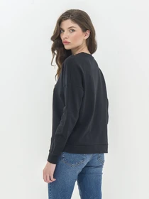 Худи и свитшоты Piazza Italia модель 07349_black Фото