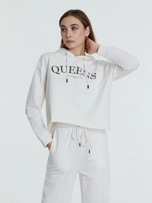Худи и свитшоты Piazza Italia модель 45331_milk Фото