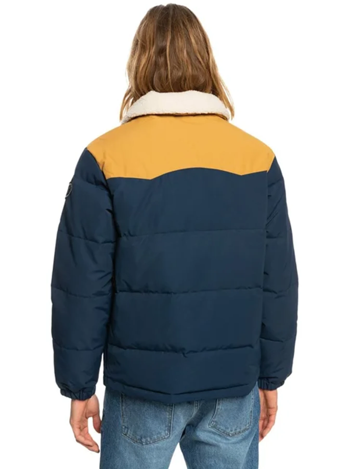 Куртки та дублянки Quiksilver модель EQYJK03759_т.синій з гірчичним Куртки та дублянки Quiksilver модель EQYJK03759_т.синій з гірчичним Фото