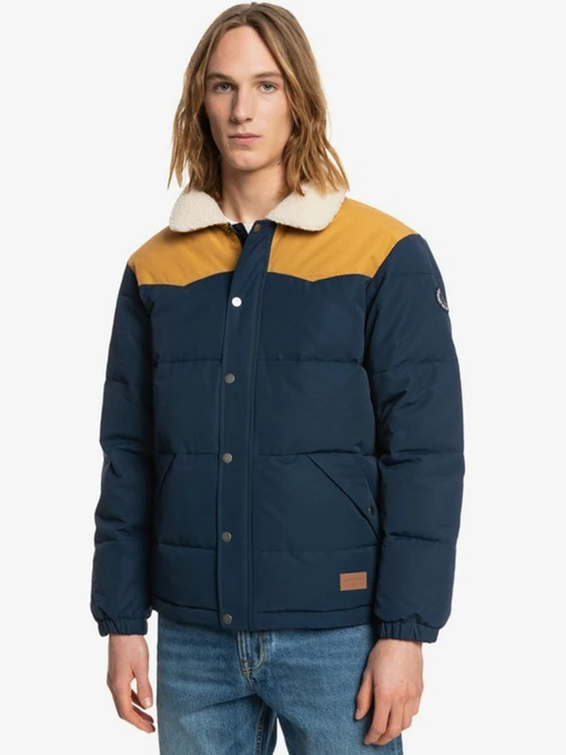 Куртки и дубленки Quiksilver модель EQYJK03759_т.синій з гірчичним Фото