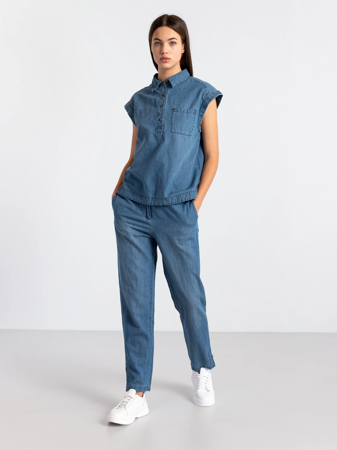 Джинсы Armani Exchange Slim Linen модель 3KYP27-YNVMZ-1500 Джинсы Armani Exchange Slim Linen модель 3KYP27-YNVMZ-1500 Фото