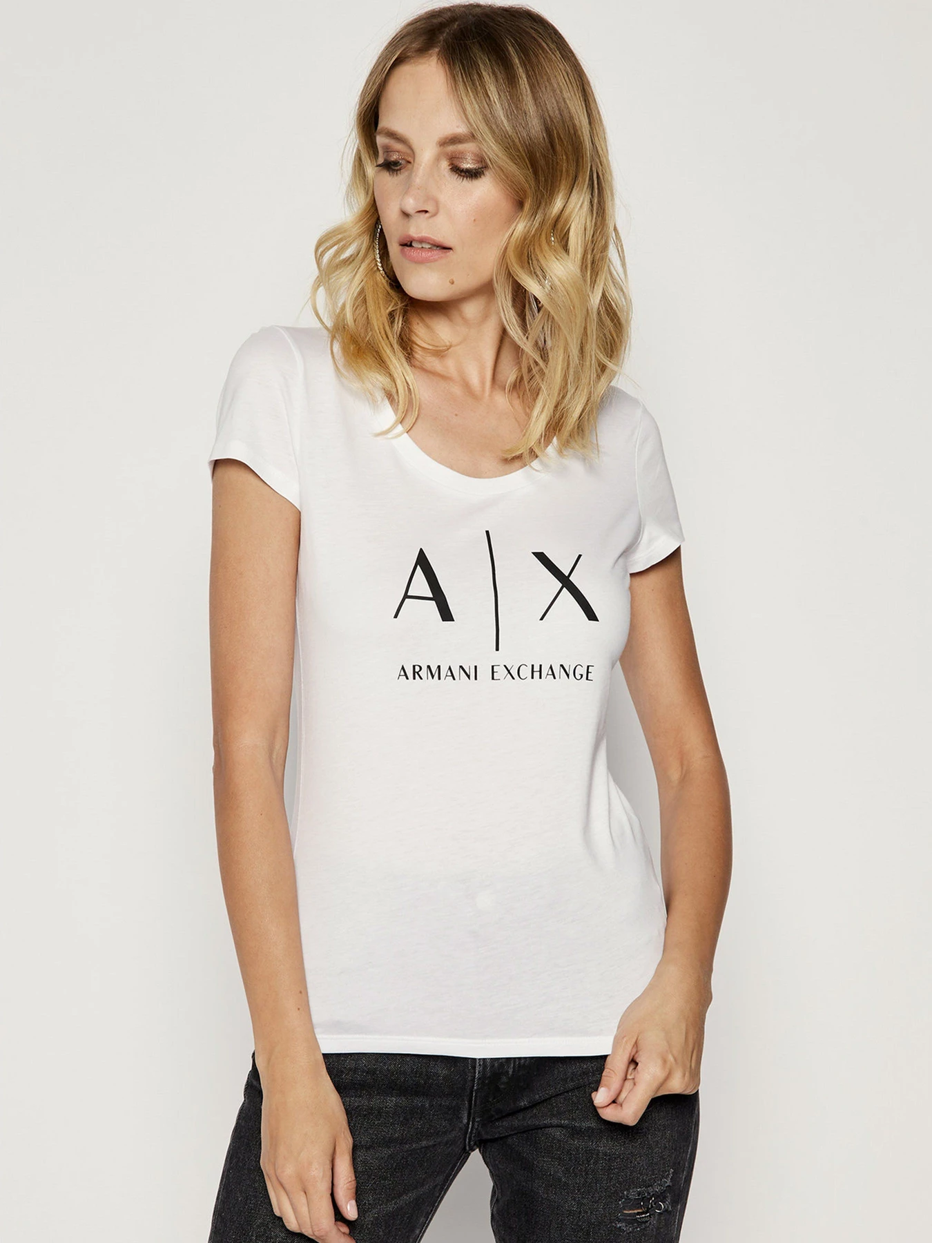 Футболки и поло Armani Exchange модель 8NYT70-YJ16Z-1000 Футболки и поло Armani Exchange модель 8NYT70-YJ16Z-1000 Фото