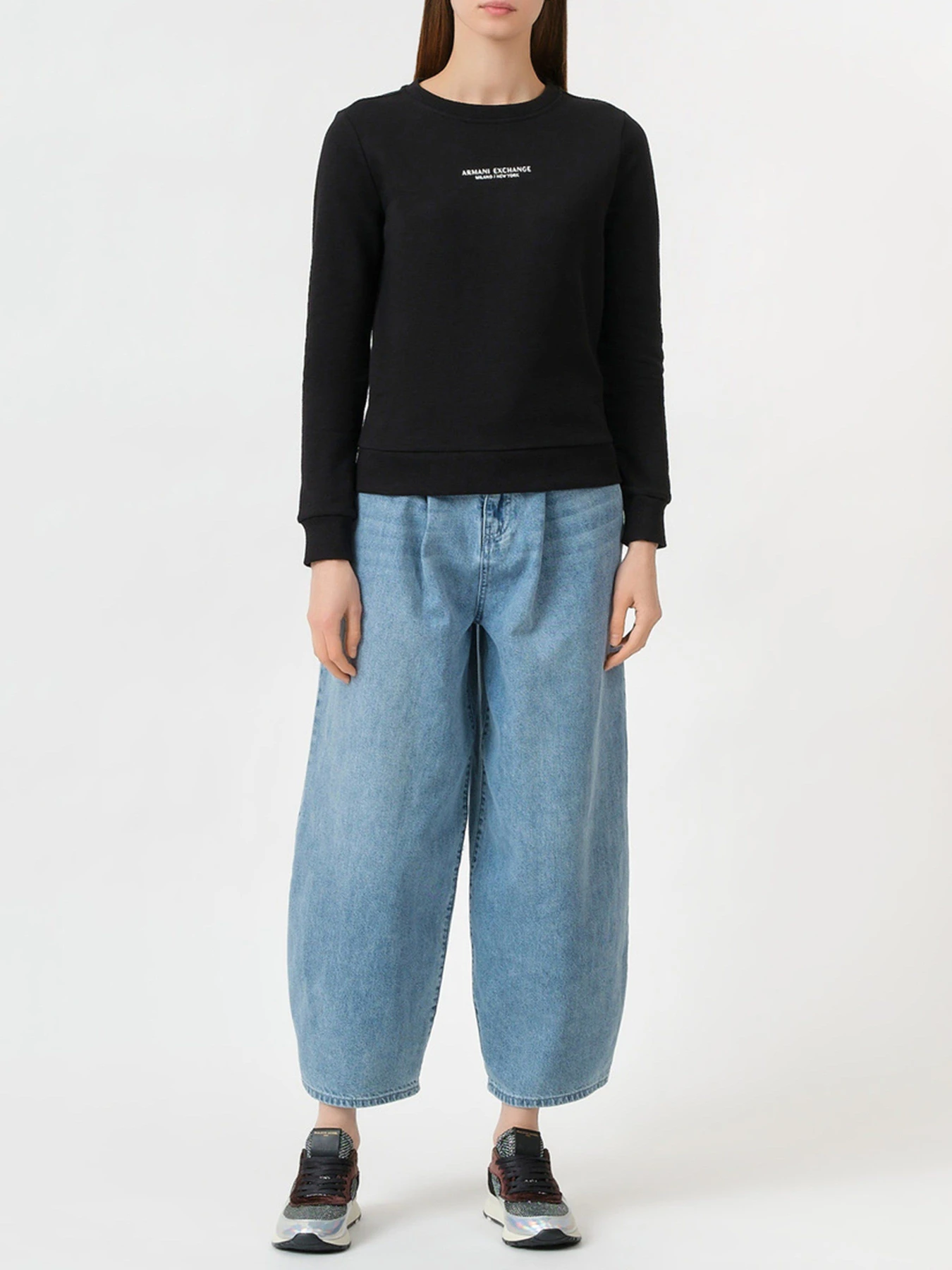 Джинсы Armani Exchange Wide Leg модель 3KYJ74-Y1UEZ-1500 Джинсы Armani Exchange Wide Leg модель 3KYJ74-Y1UEZ-1500 Фото