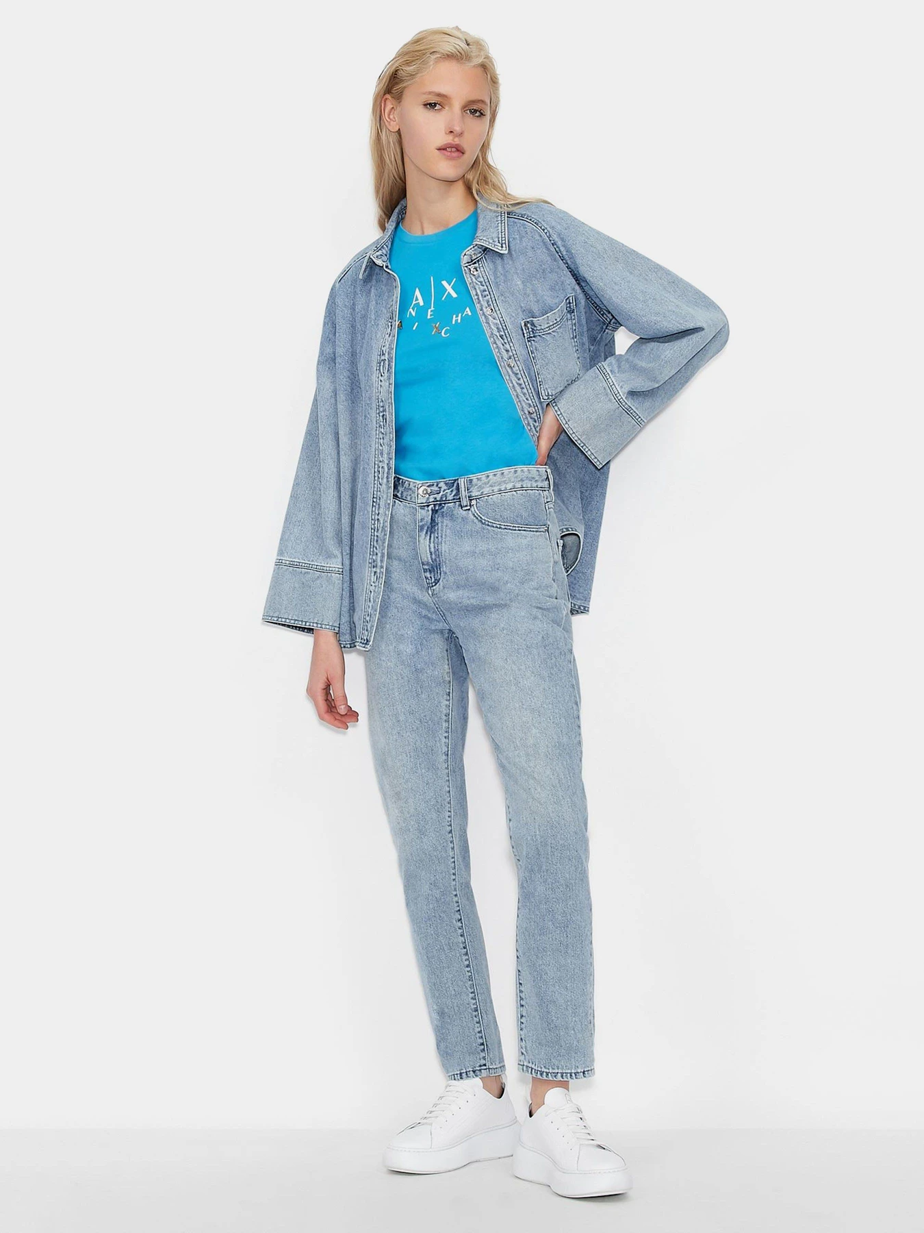 Футболки и поло Armani Exchange модель 3KYTHH-YJ73Z-15AF Футболки и поло Armani Exchange модель 3KYTHH-YJ73Z-15AF Фото