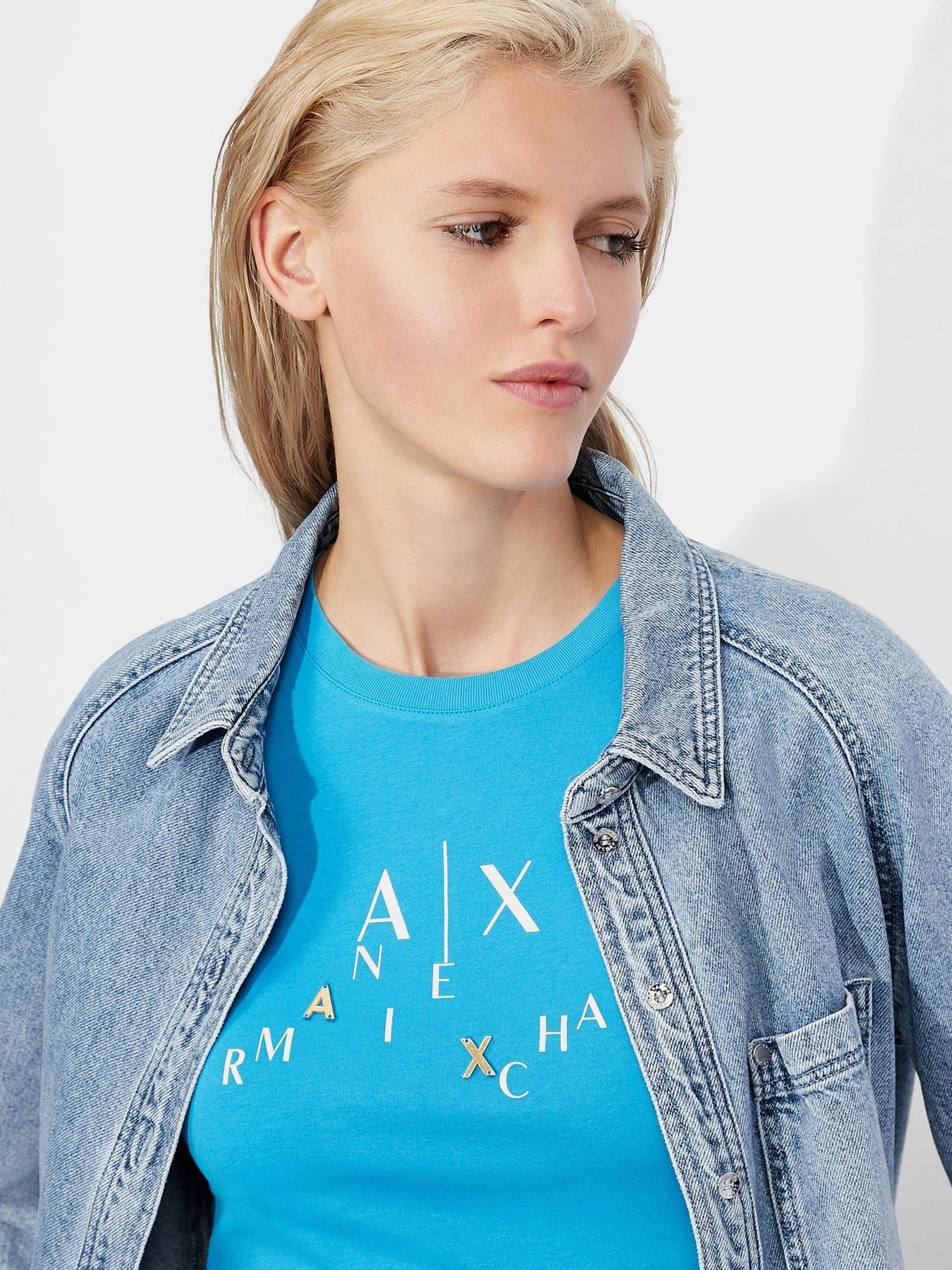 Футболки и поло Armani Exchange модель 3KYTHH-YJ73Z-15AF Футболки и поло Armani Exchange модель 3KYTHH-YJ73Z-15AF Фото