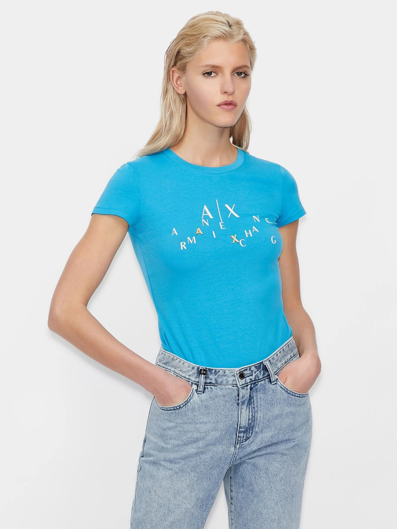 Футболки и поло Armani Exchange модель 3KYTHH-YJ73Z-15AF Футболки и поло Armani Exchange модель 3KYTHH-YJ73Z-15AF Фото