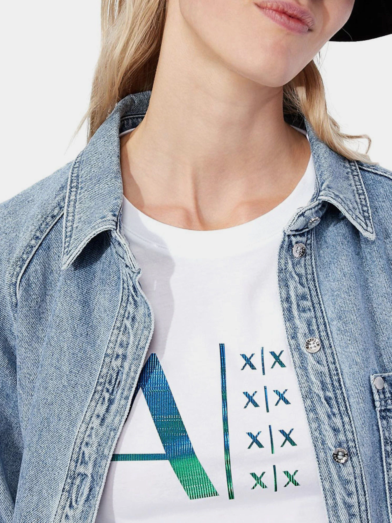 Футболки и поло Armani Exchange модель 3KYTGS-YJ73Z-1000 Футболки и поло Armani Exchange модель 3KYTGS-YJ73Z-1000 Фото