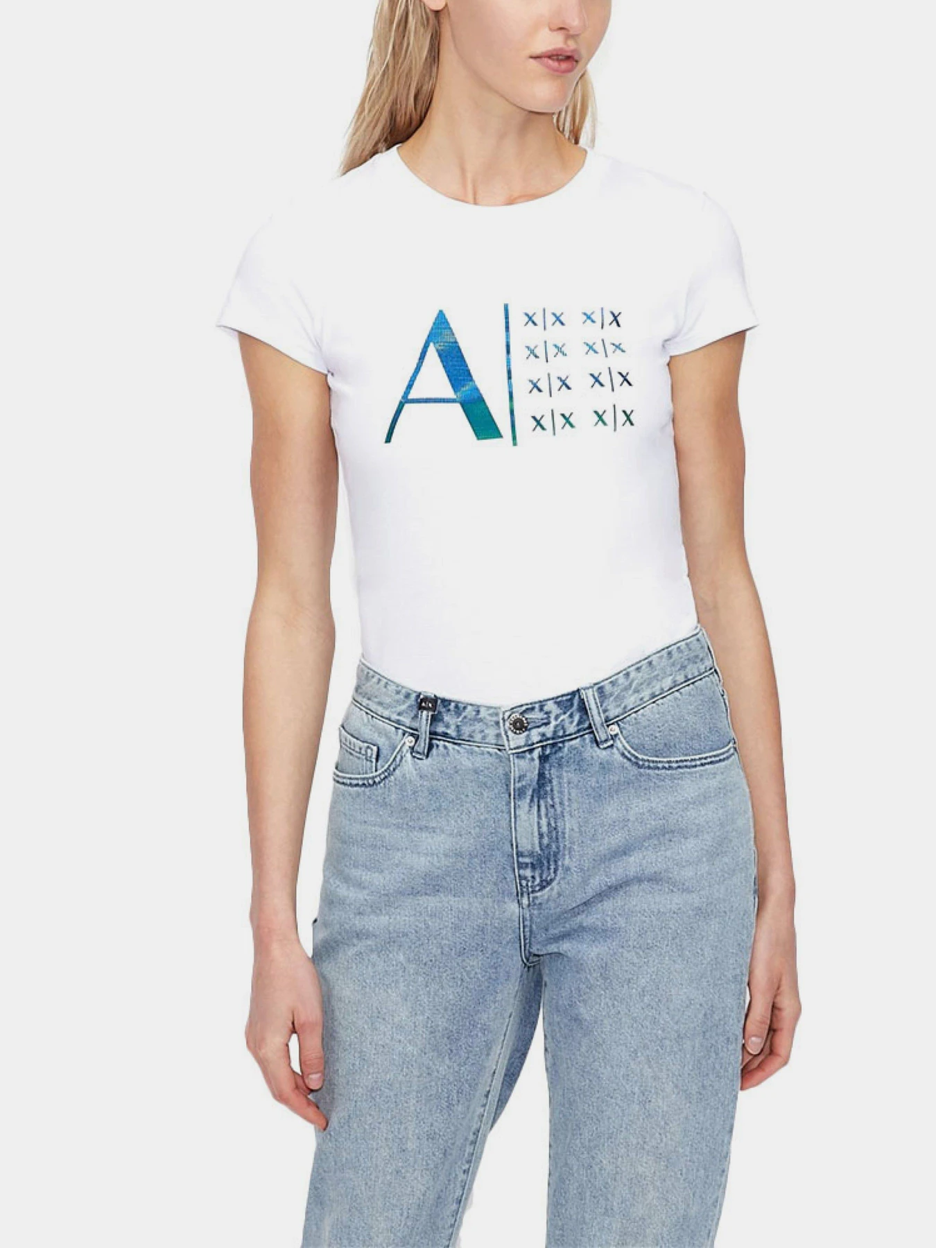 Футболки и поло Armani Exchange модель 3KYTGS-YJ73Z-1000 Футболки и поло Armani Exchange модель 3KYTGS-YJ73Z-1000 Фото