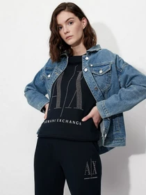 Худи и свитшоты Armani Exchange модель 8NYM01-YJ68Z-1510 Фото