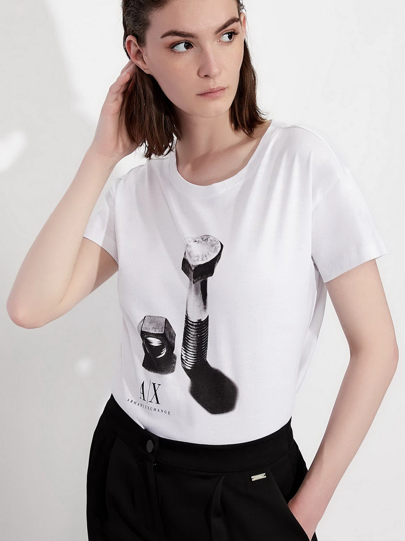 Футболки і поло Armani Exchange модель 6KYTEA-YJ6QZ-1000 Футболки і поло Armani Exchange модель 6KYTEA-YJ6QZ-1000 Фото