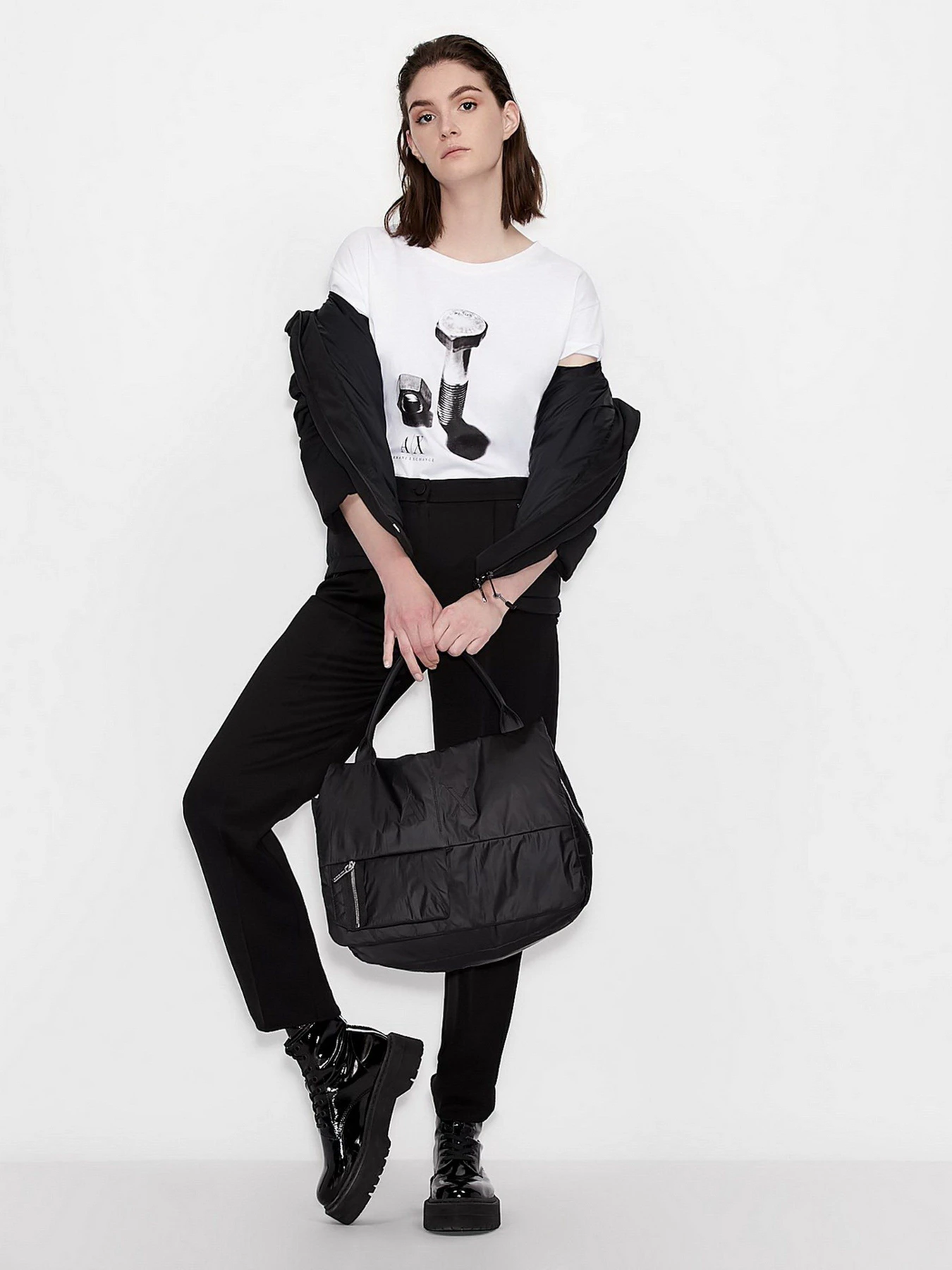 Футболки і поло Armani Exchange модель 6KYTEA-YJ6QZ-1000 Футболки і поло Armani Exchange модель 6KYTEA-YJ6QZ-1000 Фото