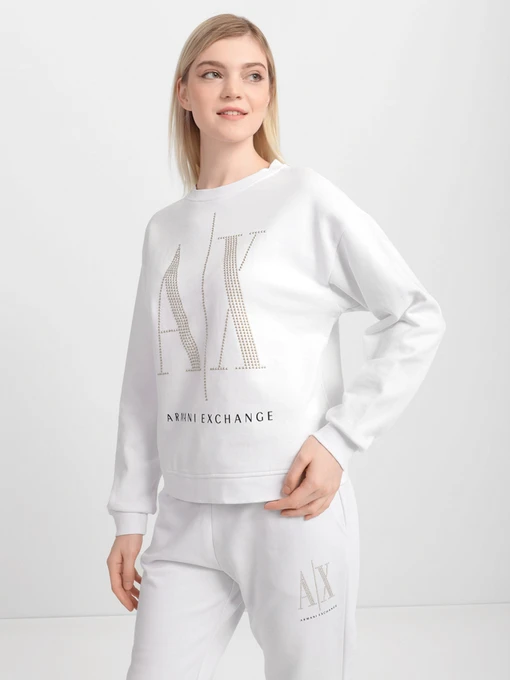 Худи и свитшоты Armani Exchange модель 8NYM01-YJ68Z-1000 Фото