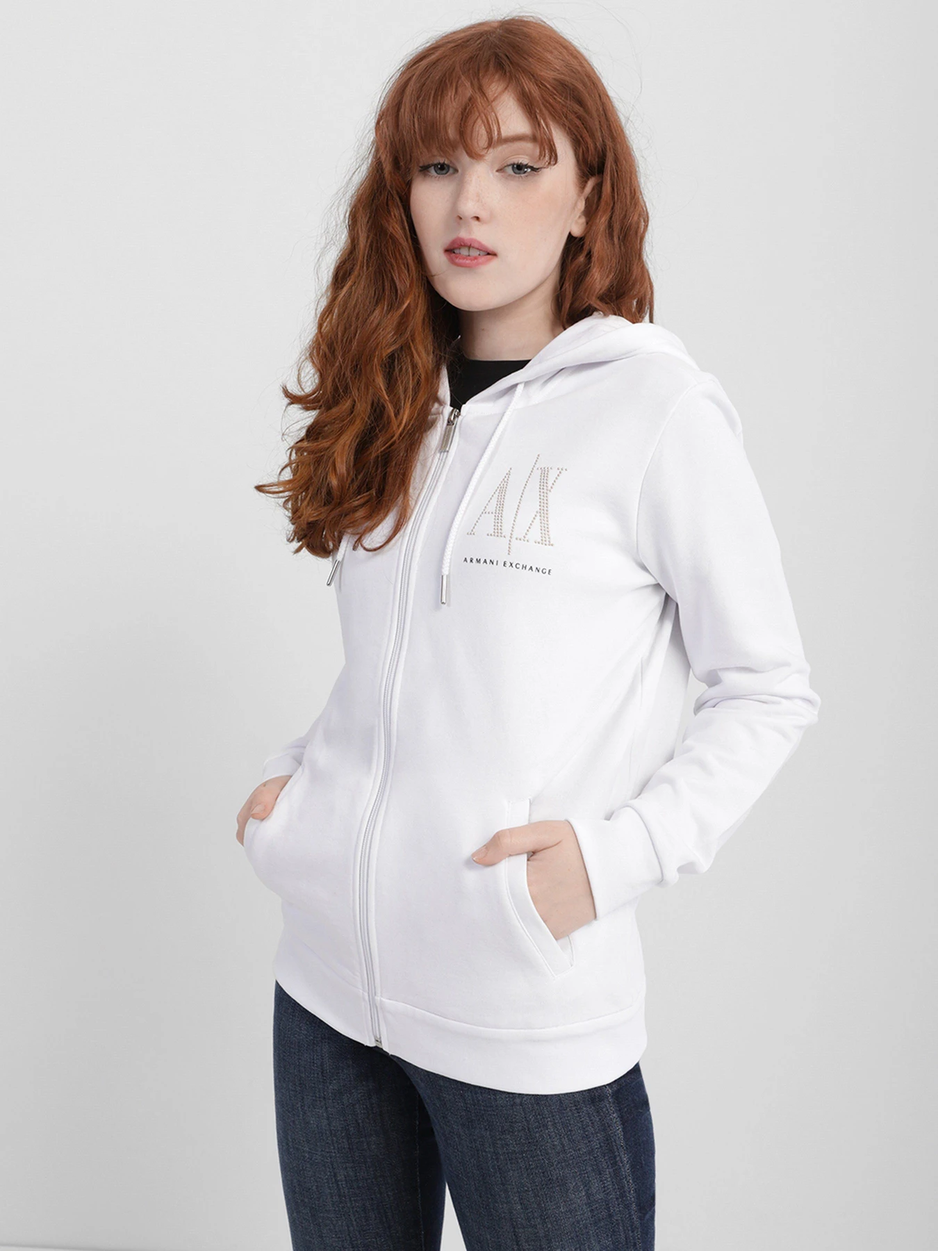 Худи и свитшоты Armani Exchange модель 8NYM21-YJ68Z-1000 Худи и свитшоты Armani Exchange модель 8NYM21-YJ68Z-1000 Фото