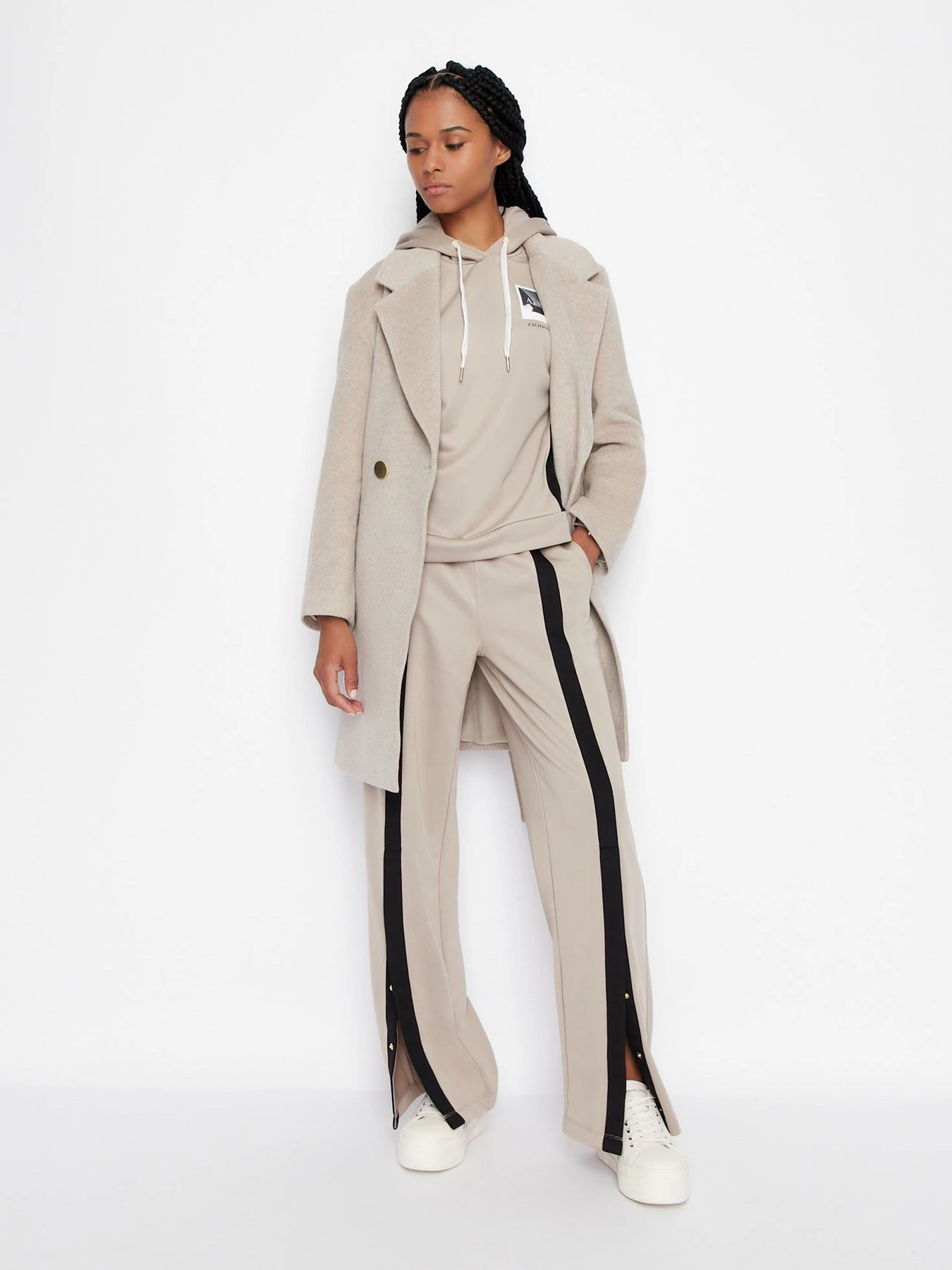 Пальто и плащи Armani Exchange CABAN модель 6LYK10-YNHZZ-1768 Фото