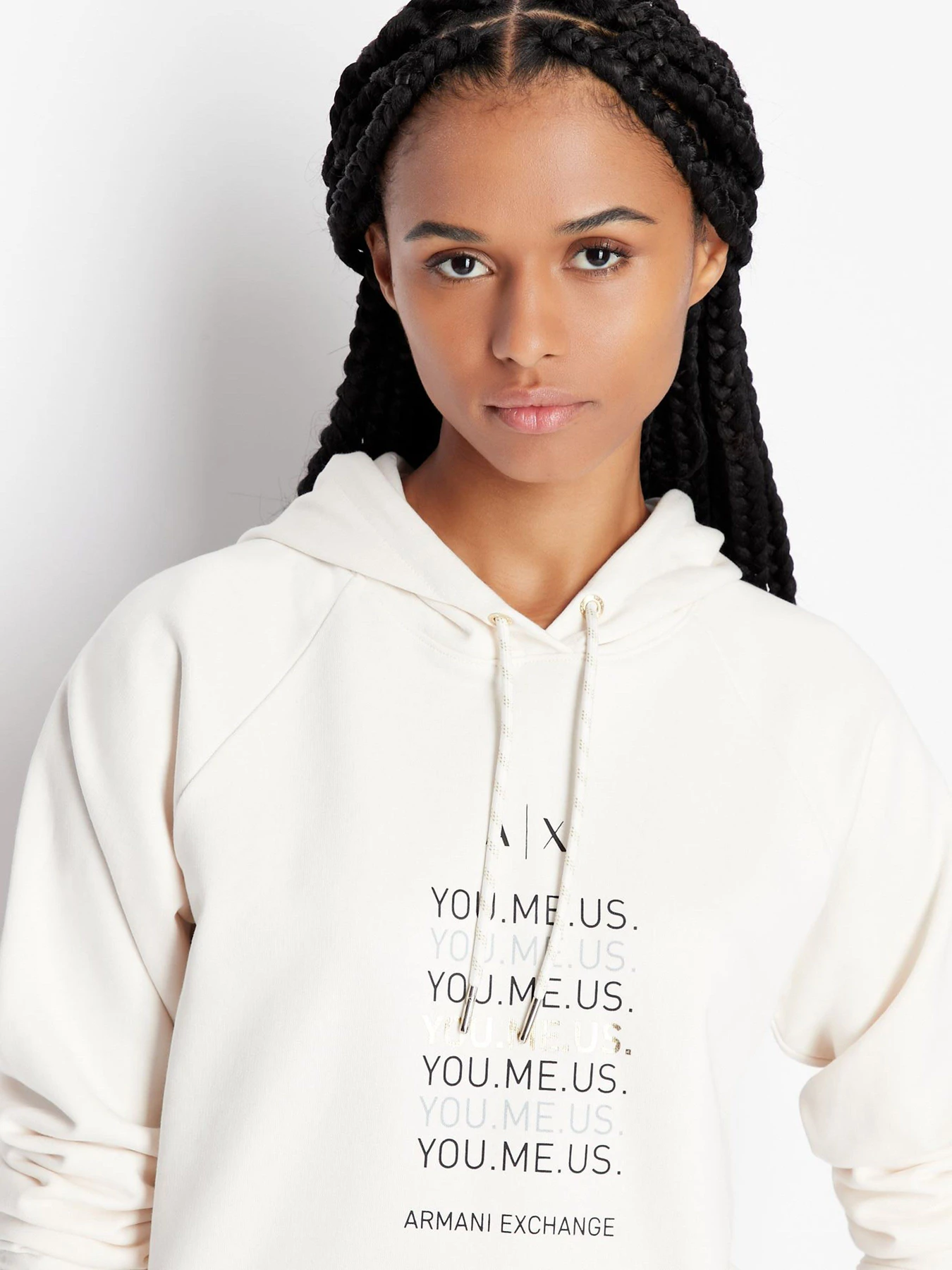 Худи и свитшоты Armani Exchange You.me.us. модель 6LYM27-YJ5VZ-1130 Фото