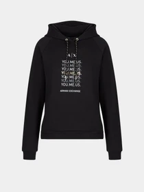 Худи и свитшоты Armani Exchange You.me.us. модель 6LYM27-YJ5VZ-1200 Фото