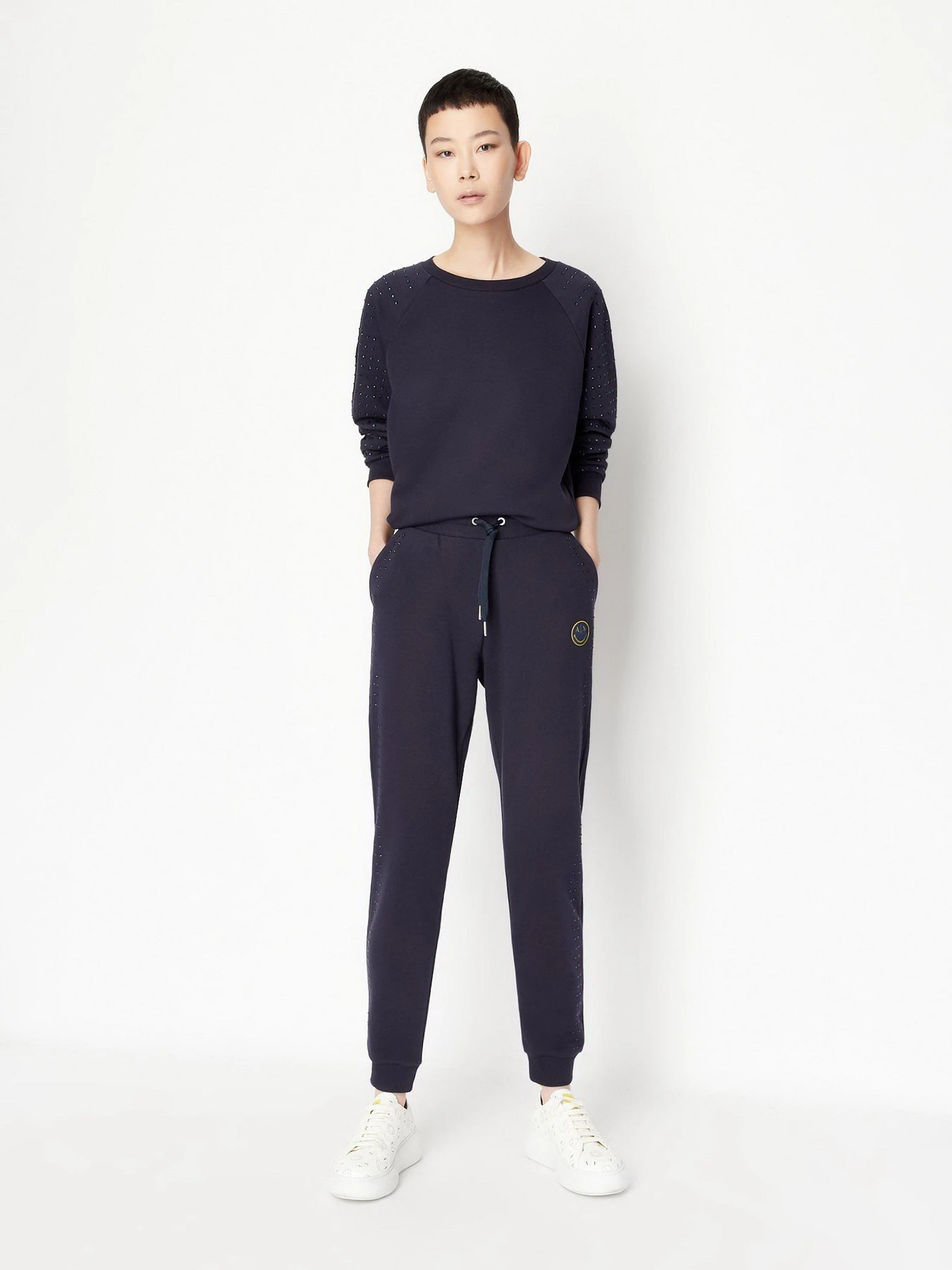 Худи и свитшоты Armani Exchange Smile модель 6LYM33-YJ6PZ-1593 Фото