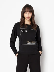Худи и свитшоты Armani Exchange You.me.us. модель 6LYM37-YJ5VZ-1200 Фото