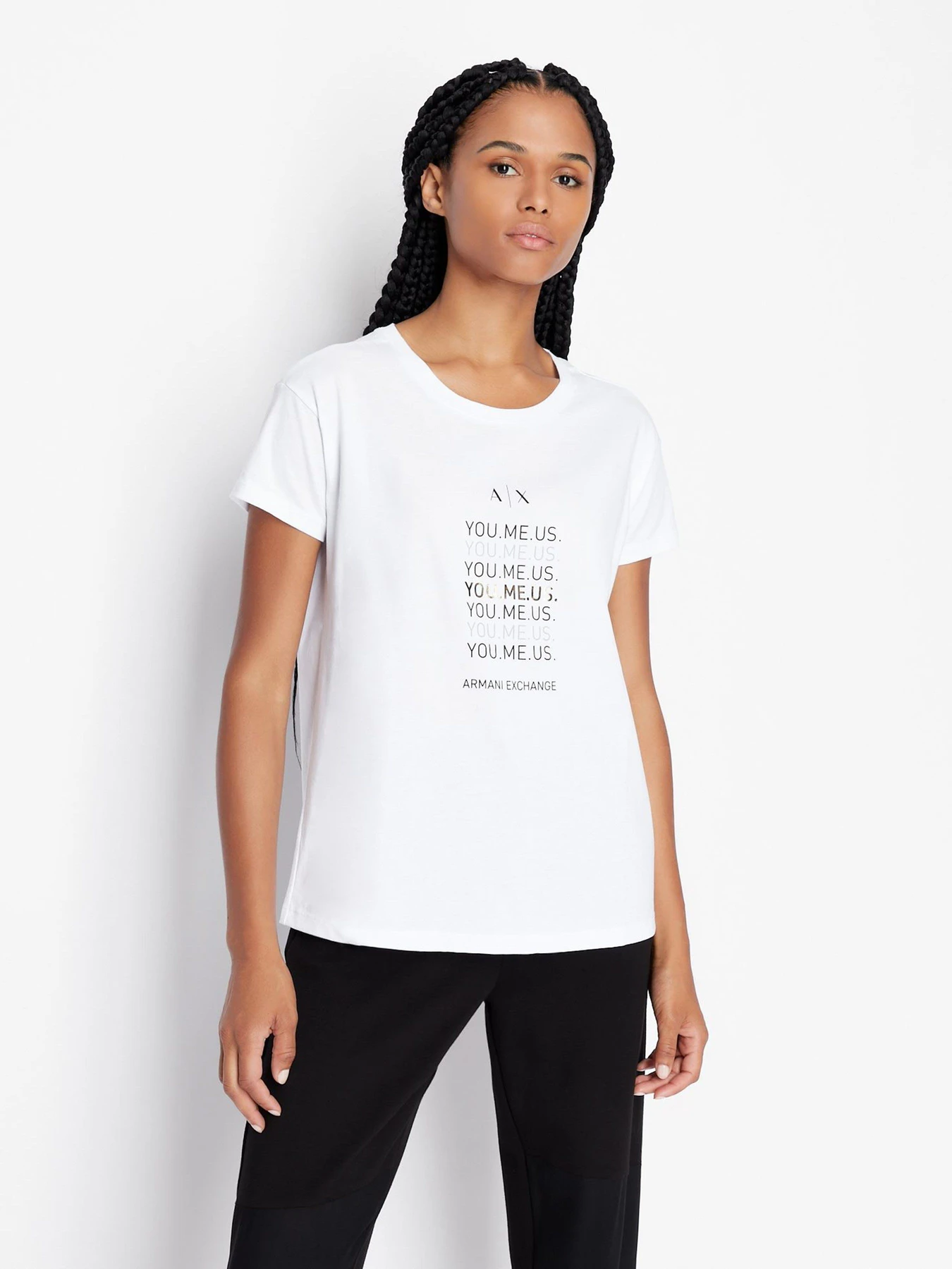 Футболки и поло Armani Exchange You.me.us. модель 6LYT41-YJ6XZ-1000 Футболки и поло Armani Exchange You.me.us. модель 6LYT41-YJ6XZ-1000 Фото