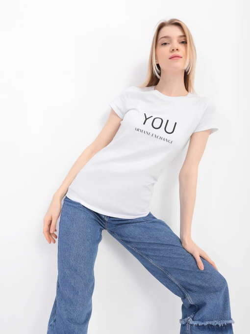 Футболки і поло Armani Exchange You.me.us. модель 6LYT42-YJ6XZ-21BH Фото