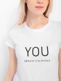 Футболки и поло Armani Exchange You.me.us. модель 6LYT42-YJ6XZ-21BH Фото