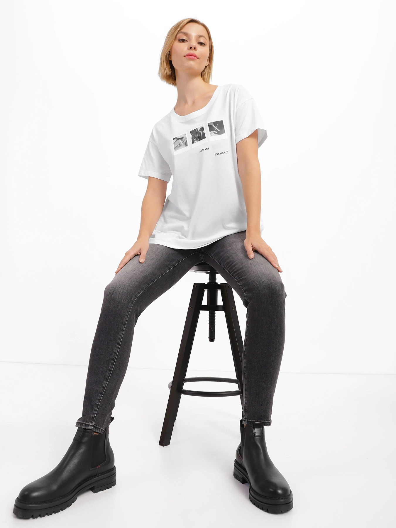 Футболки и поло Armani Exchange модель 6LYT56-YJG3Z-1000 Футболки и поло Armani Exchange модель 6LYT56-YJG3Z-1000 Фото