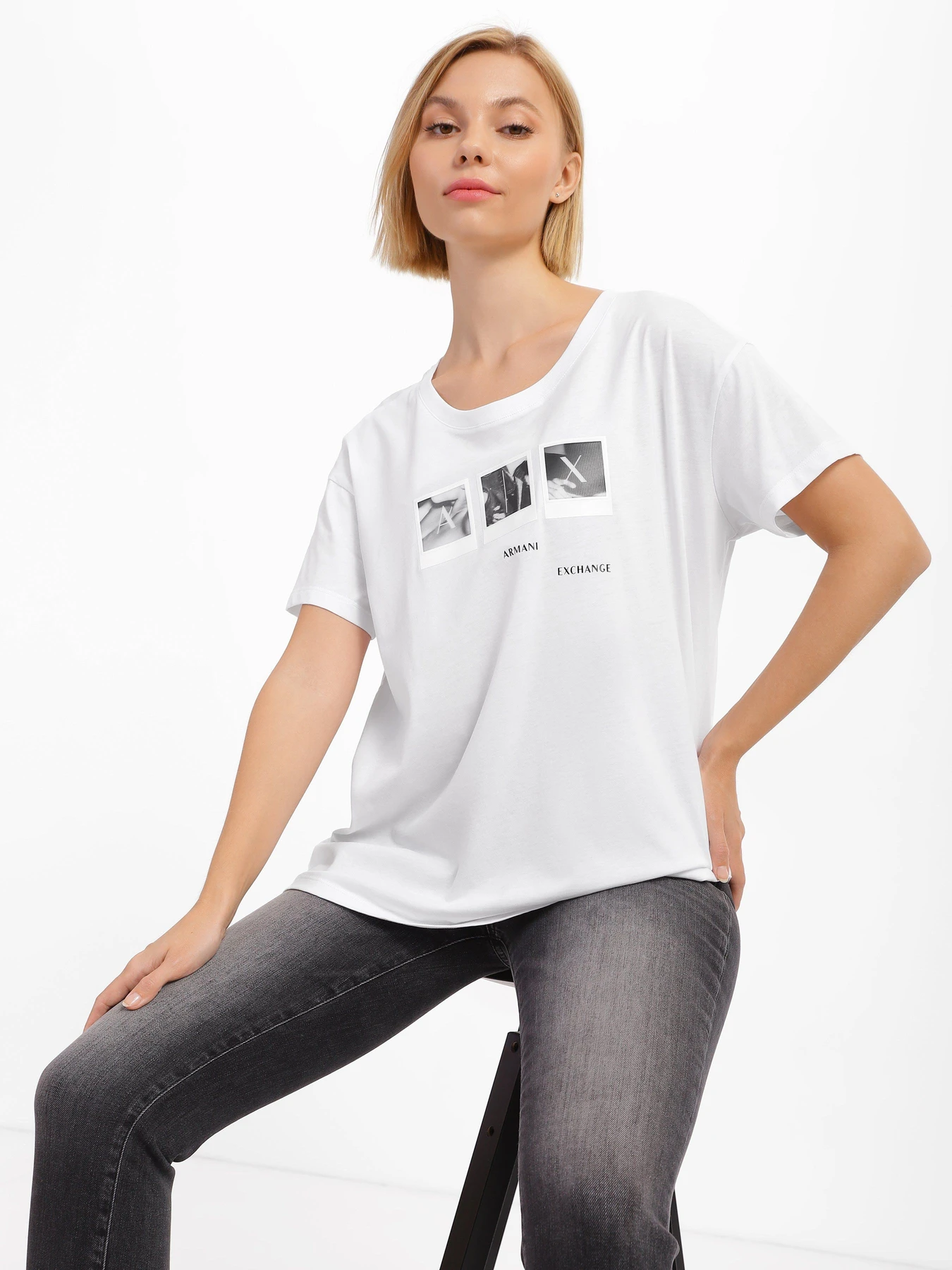 Футболки и поло Armani Exchange модель 6LYT56-YJG3Z-1000 Футболки и поло Armani Exchange модель 6LYT56-YJG3Z-1000 Фото
