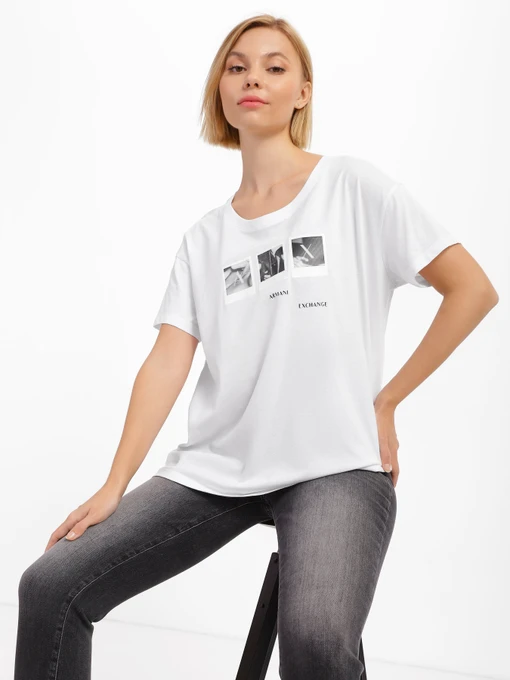 Футболки і поло Armani Exchange модель 6LYT56-YJG3Z-1000 Фото