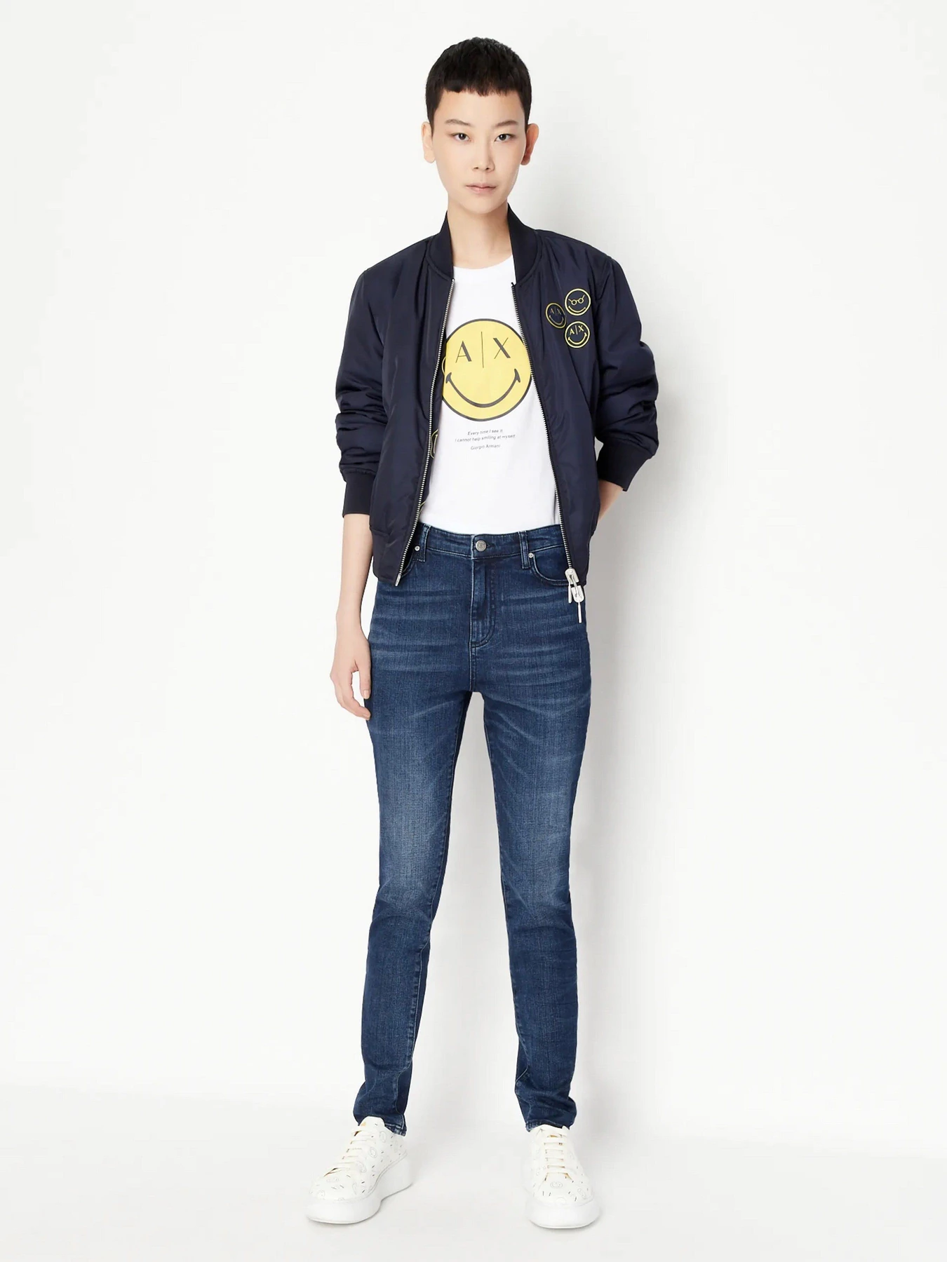 Футболки и поло Armani Exchange SmileyWorld® модель 6LYT67-YJ3RZ-1000 Футболки и поло Armani Exchange SmileyWorld® модель 6LYT67-YJ3RZ-1000 Фото