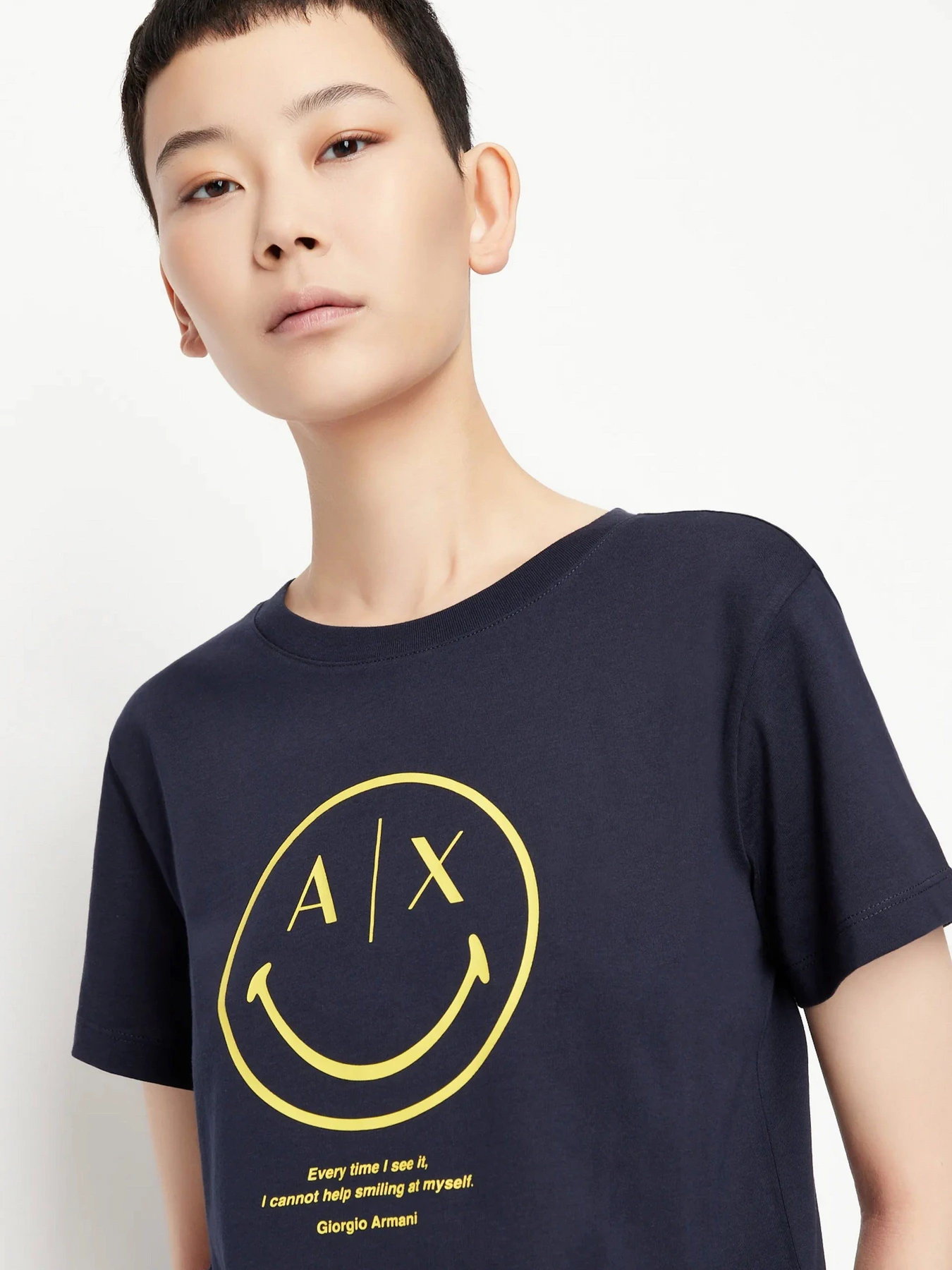 Футболки и поло Armani Exchange SmileyWorld® модель 6LYT67-YJ3RZ-1593 Футболки и поло Armani Exchange SmileyWorld® модель 6LYT67-YJ3RZ-1593 Фото
