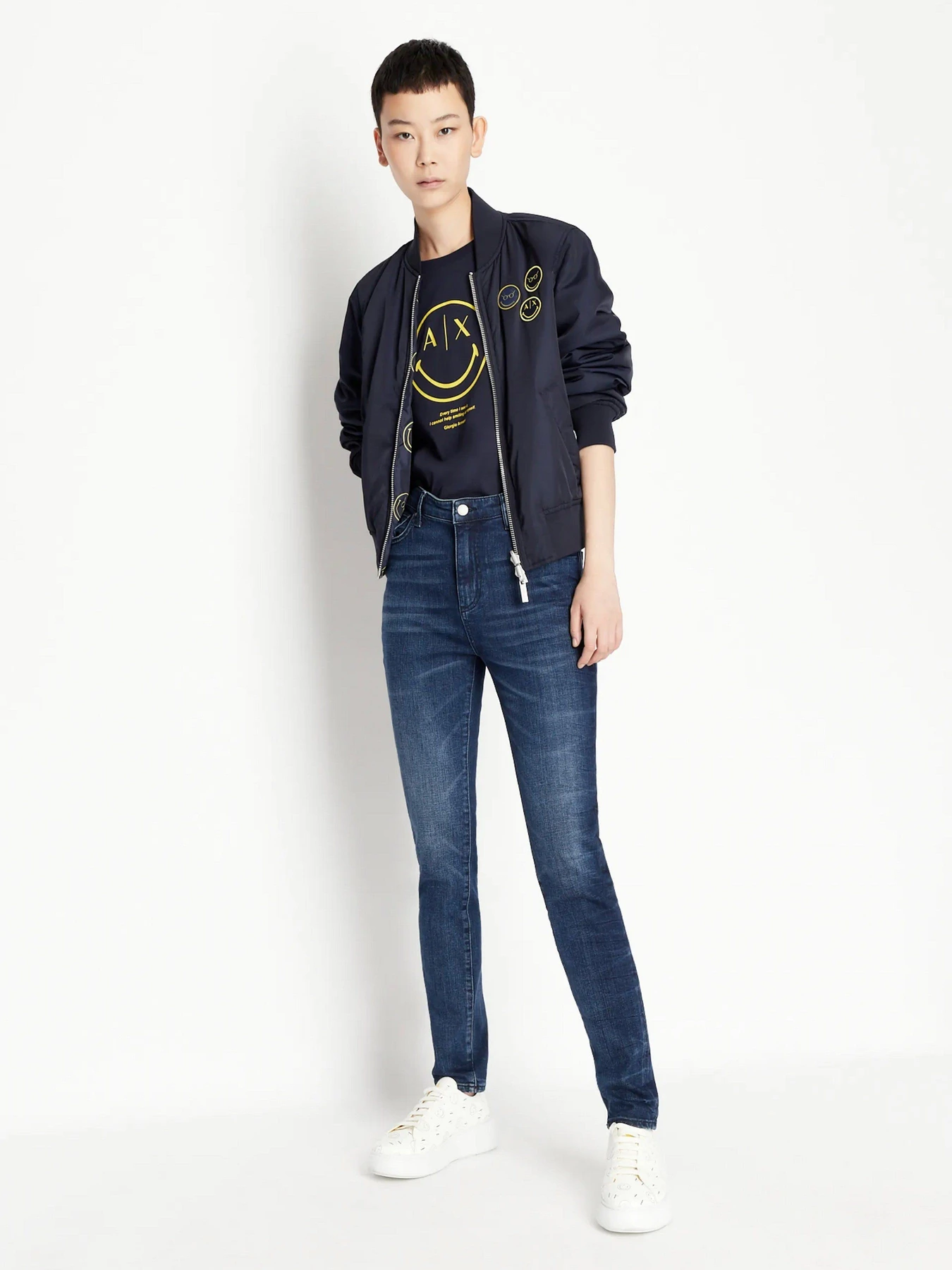 Футболки и поло Armani Exchange SmileyWorld® модель 6LYT67-YJ3RZ-1593 Футболки и поло Armani Exchange SmileyWorld® модель 6LYT67-YJ3RZ-1593 Фото
