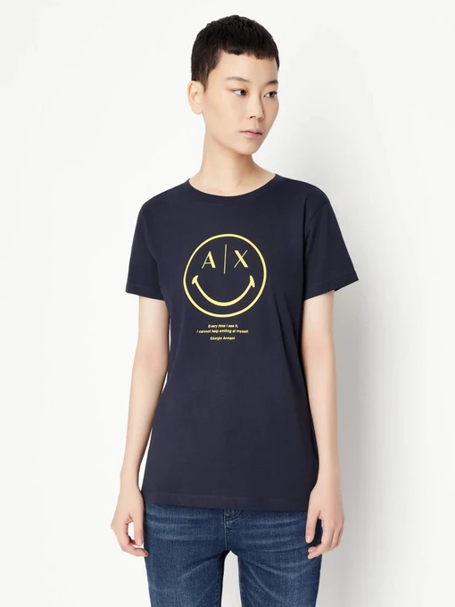 Футболки і поло Armani Exchange SmileyWorld® модель 6LYT67-YJ3RZ-1593 Фото