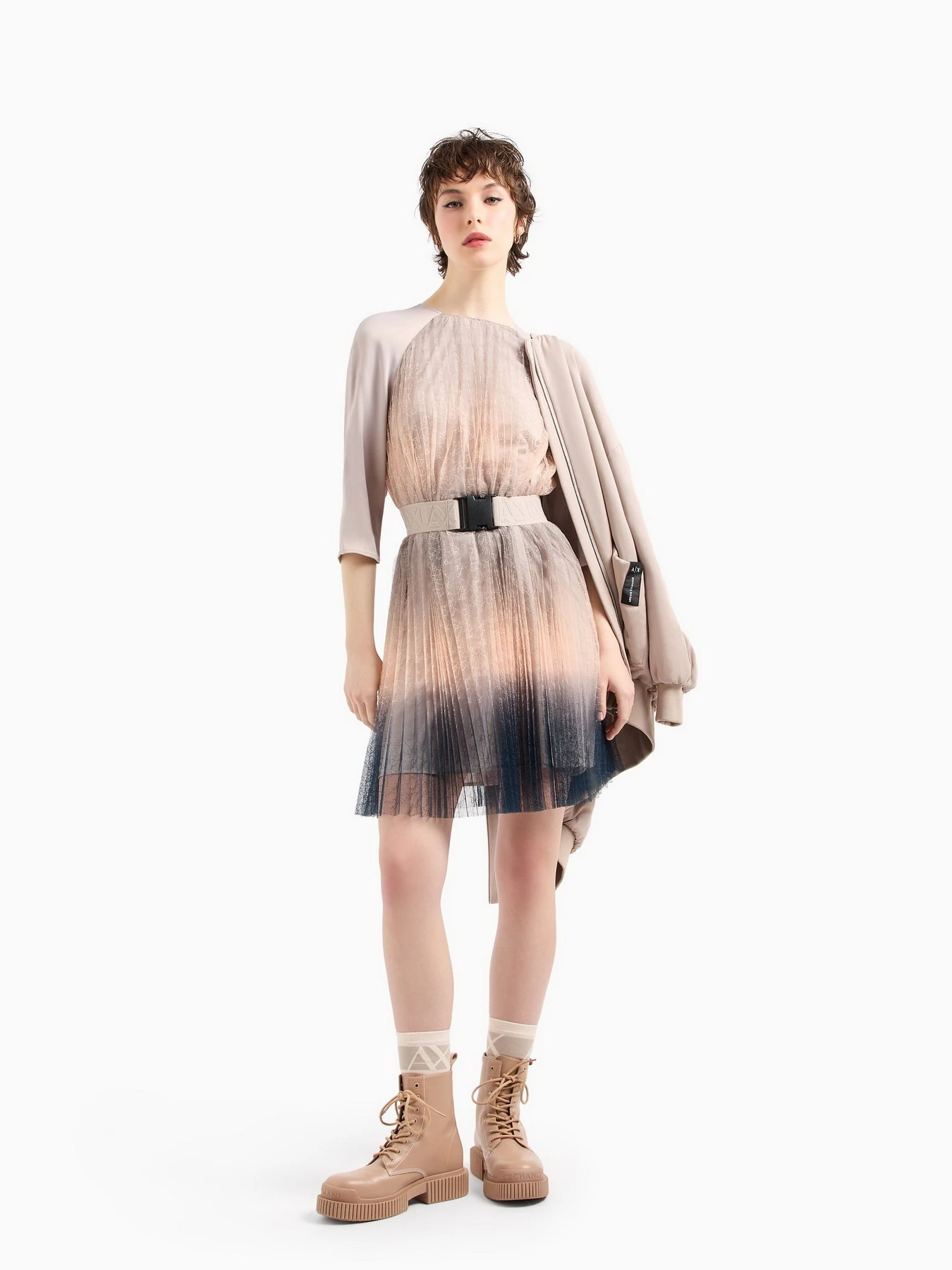 Платья Armani Exchange Plisse Degrade модель 3DYA02-YNYLZ-1786 Фото