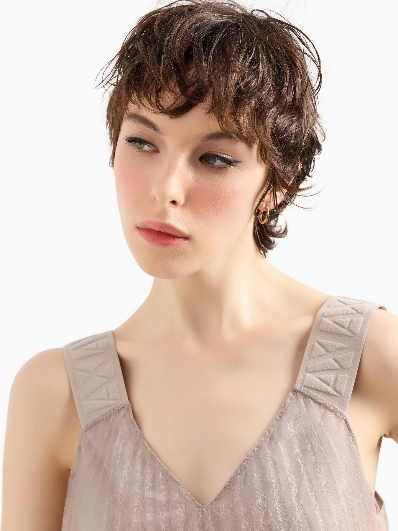 Футболки и поло Armani Exchange Plisse Degrade модель 3DYH01-YNYLZ-1786 Фото