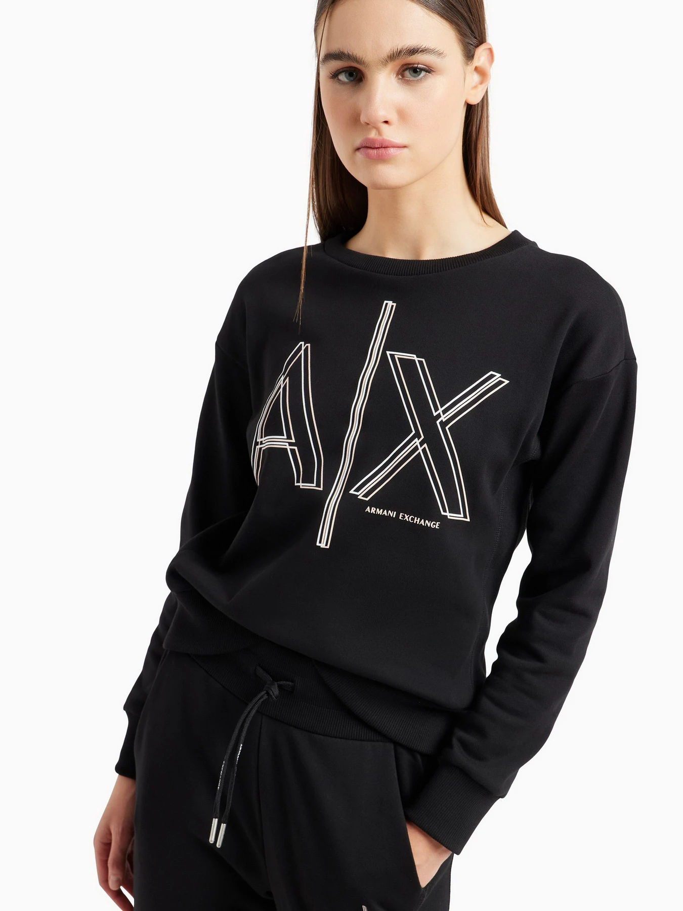 Худи и свитшоты Armani Exchange модель 3DYM11-YJEBZ-1200 Фото