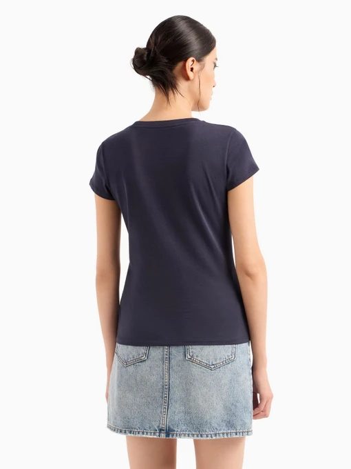 Бавовняна Жіноча Футболка Armani Exchange фото 2