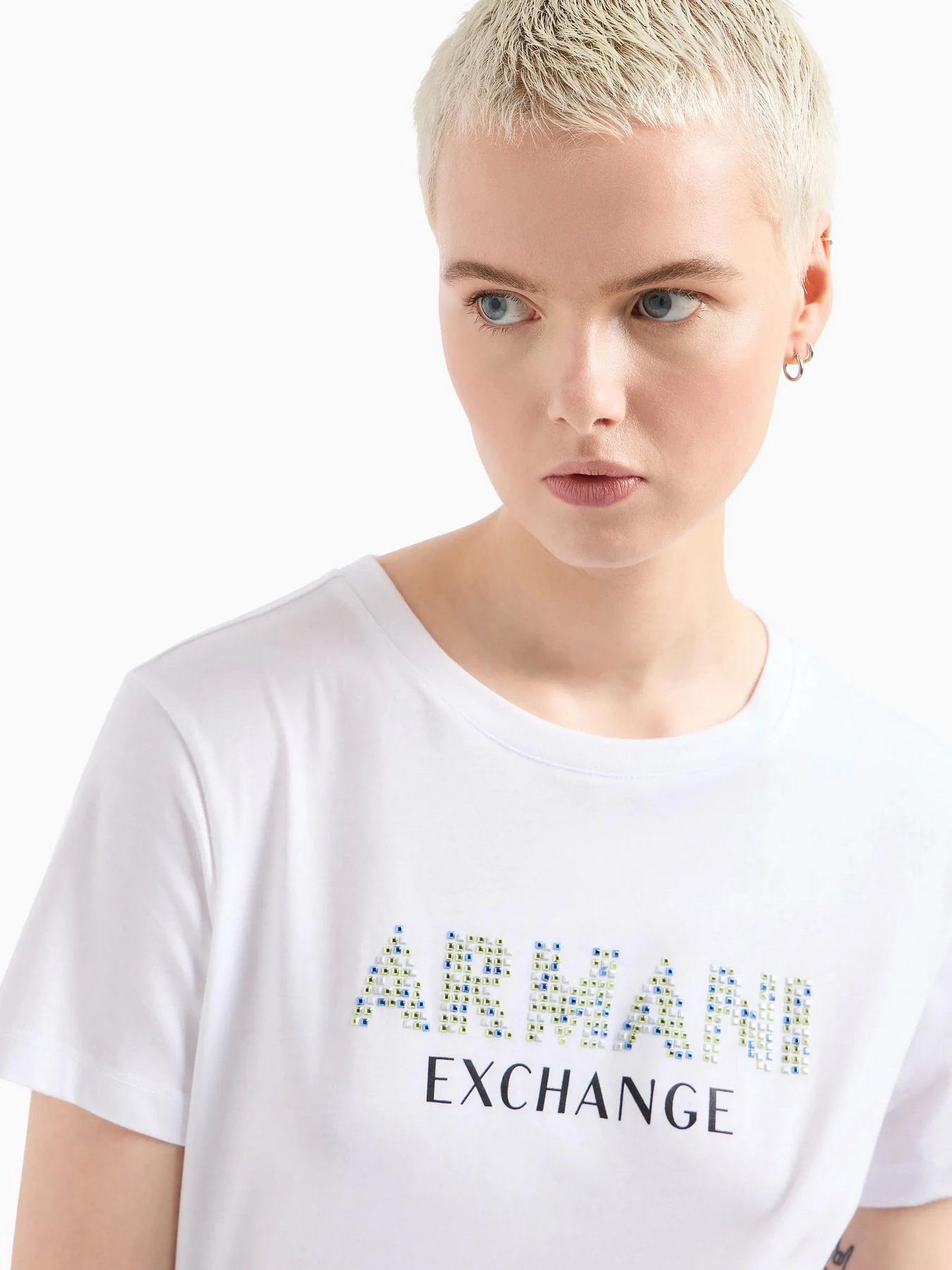 Футболки і поло Armani Exchange модель 3DYT13-YJ8QZ-1000 Фото