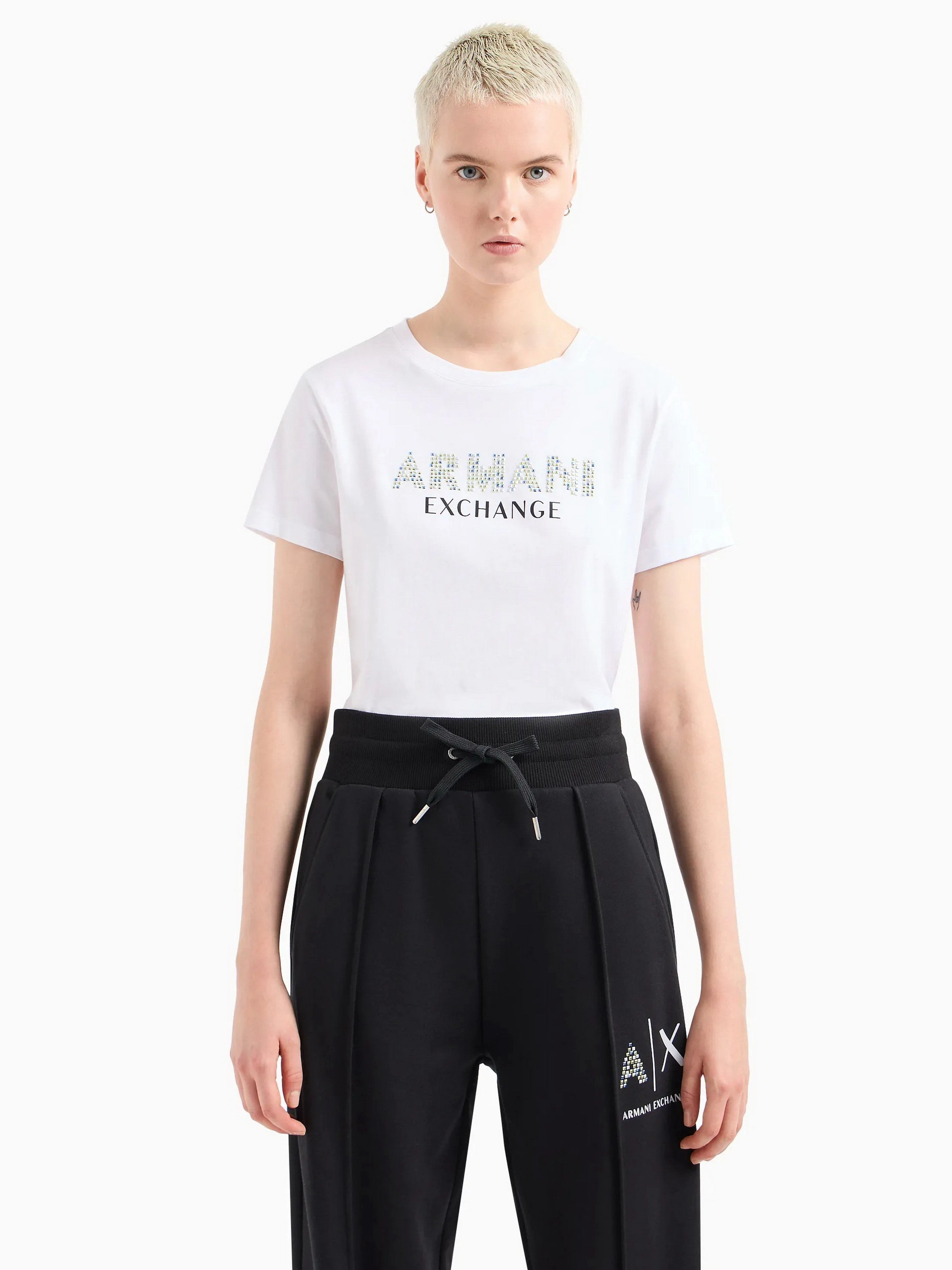 Бавовняна Жіноча Футболка Armani Exchange