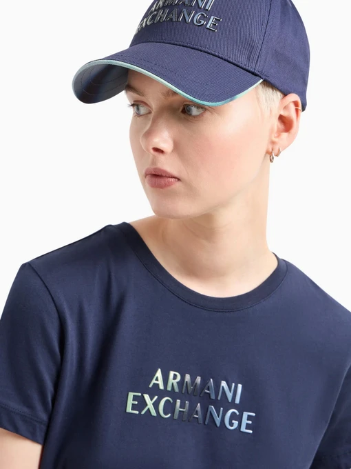 Бавовняна Жіноча Футболка Armani Exchange фото 3