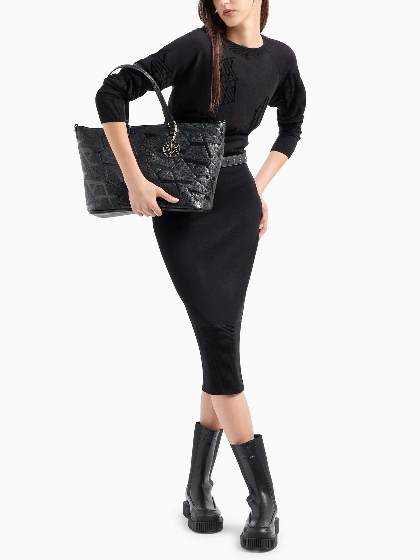 Свитры и кардиганы Armani Exchange модель 6DYM1A-YMP7Z-42AQ Свитры и кардиганы Armani Exchange модель 6DYM1A-YMP7Z-42AQ Фото