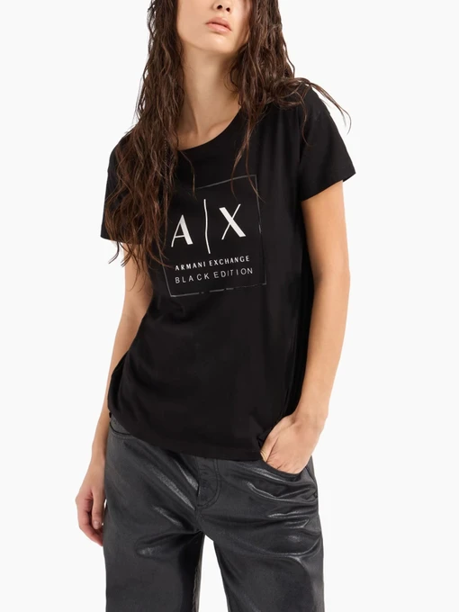 Футболки и поло Armani Exchange Black Edition модель XW000063-AF10359-UC001 Фото
