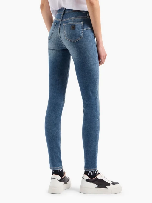 Бавовняні Жіночі Скіні джинси Armani Exchange фото 2