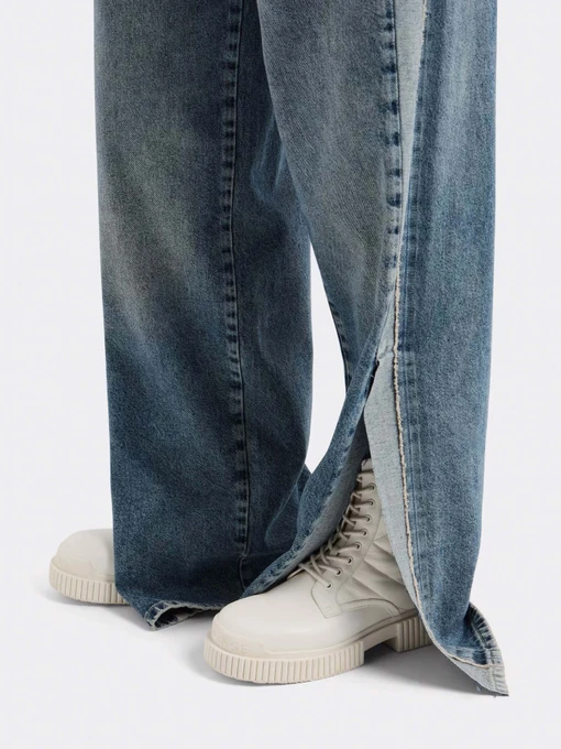 Бавовняні Жіночі Широкі джинси Armani Exchange фото 3
