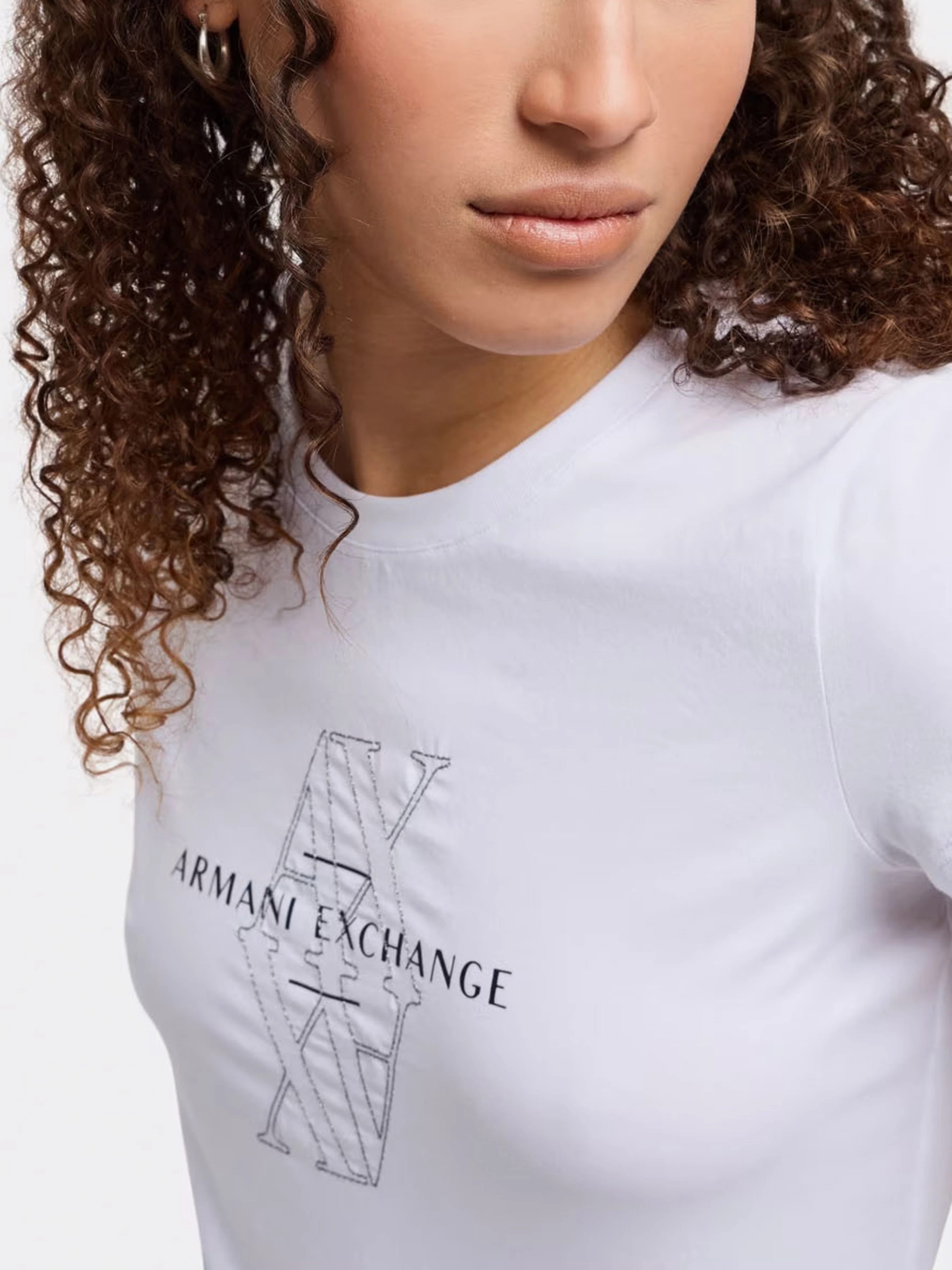 Бавовняна Жіноча Футболка Armani Exchange фото 3