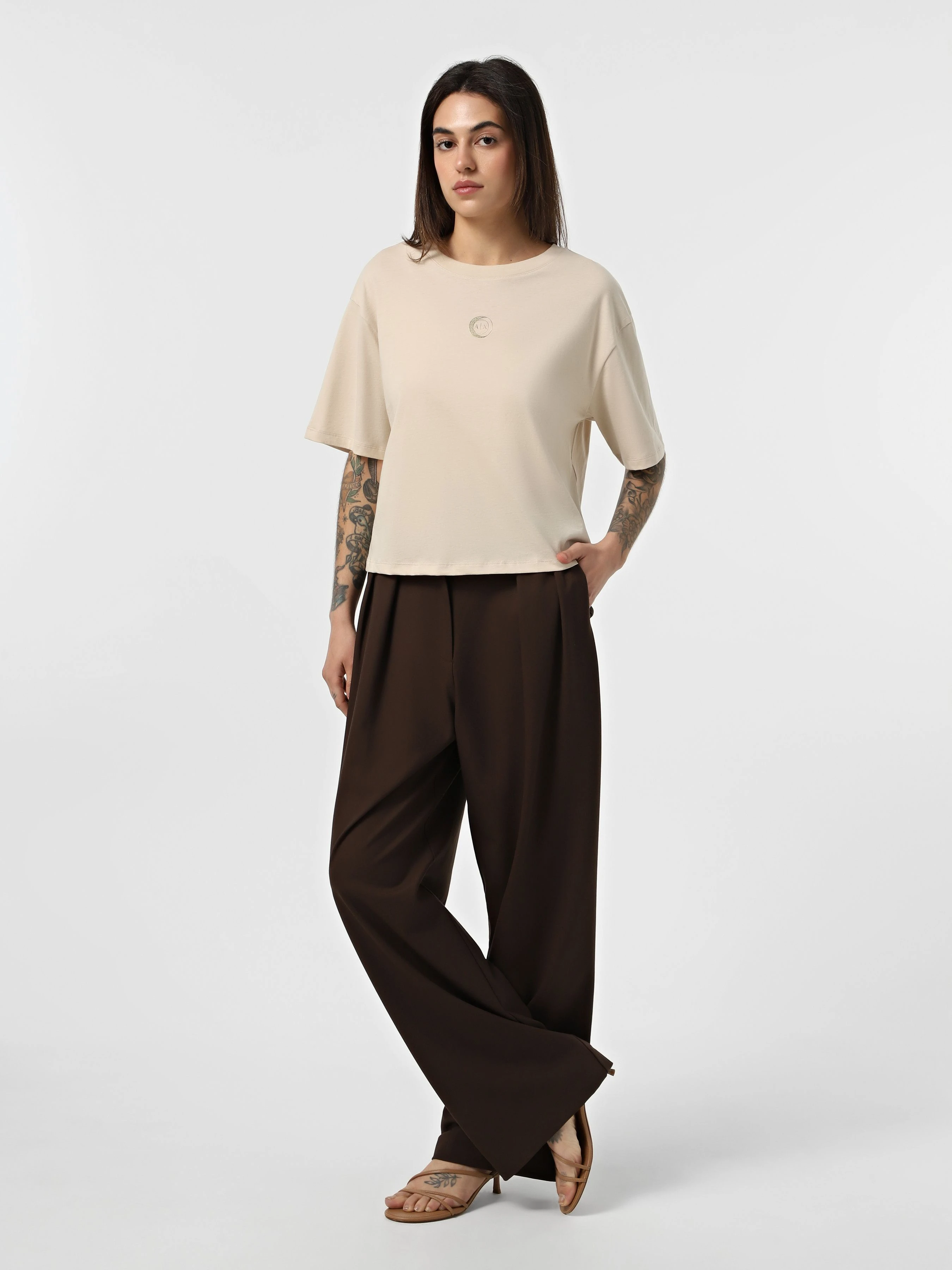 Бавовняна Жіноча Футболка Armani Exchange фото 2