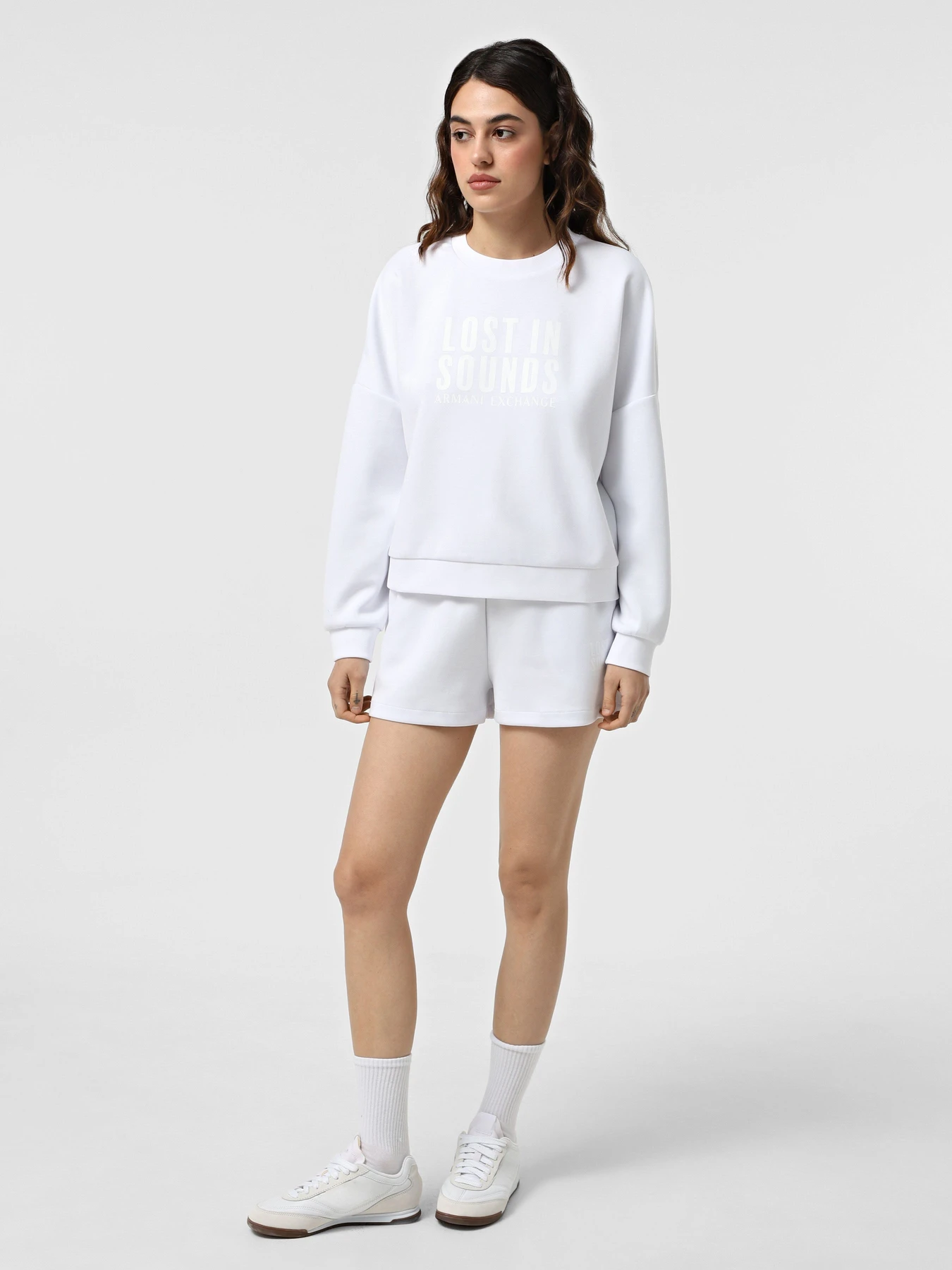 Худи и свитшоты Armani Exchange Lost in sounds модель XW000275-AF12819-U0002 Худи и свитшоты Armani Exchange Lost in sounds модель XW000275-AF12819-U0002 Фото