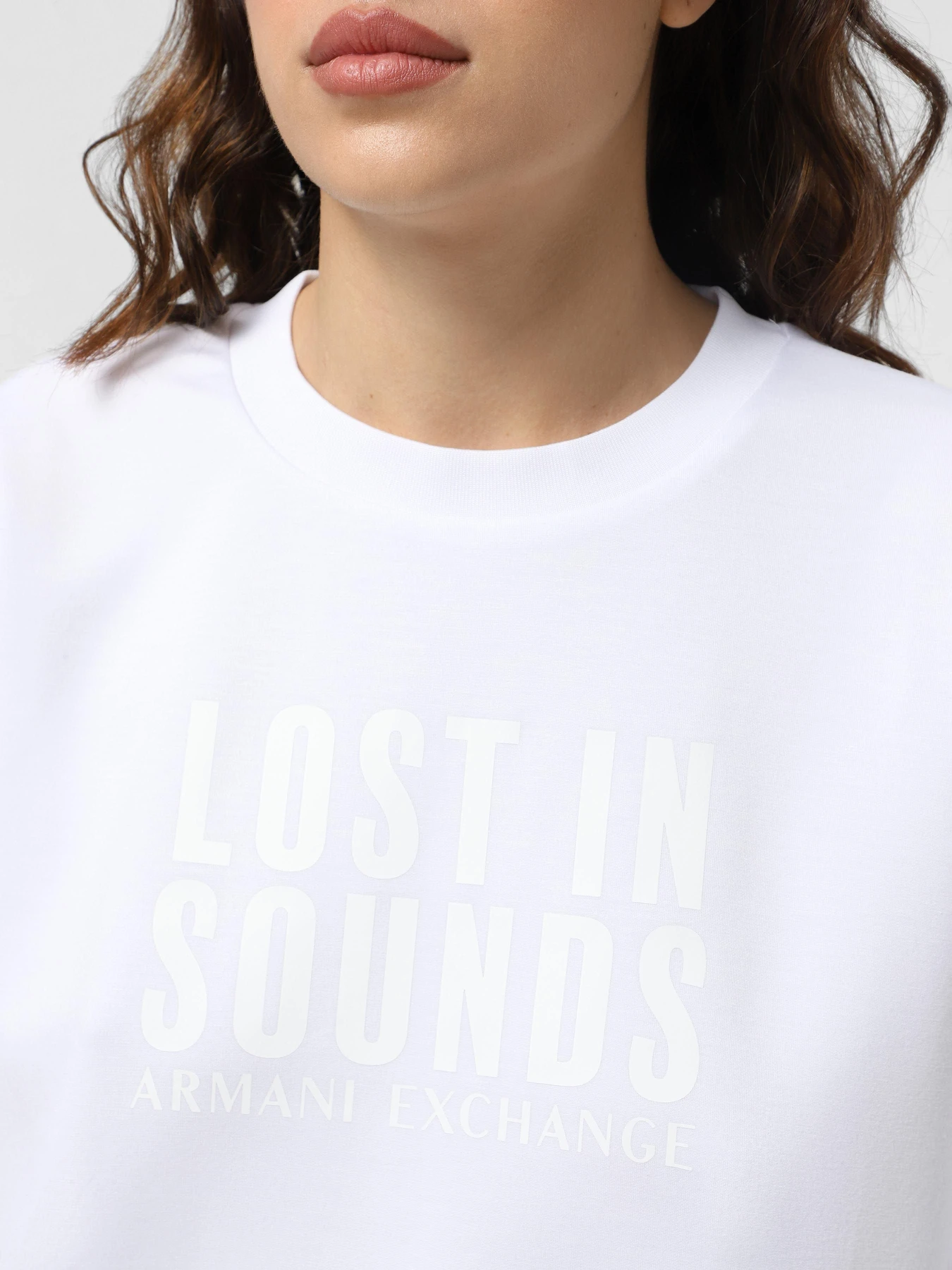 Худи и свитшоты Armani Exchange Lost in sounds модель XW000275-AF12819-U0002 Худи и свитшоты Armani Exchange Lost in sounds модель XW000275-AF12819-U0002 Фото