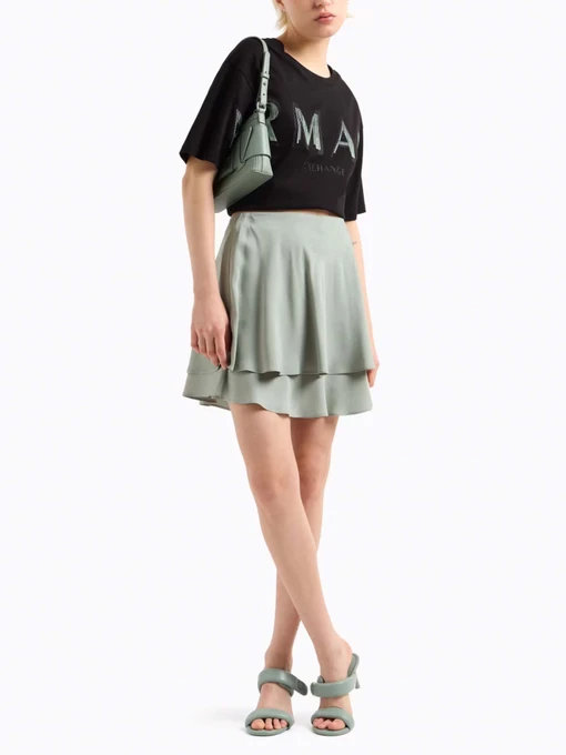 Бавовняна Жіноча Футболка Armani Exchange фото 3