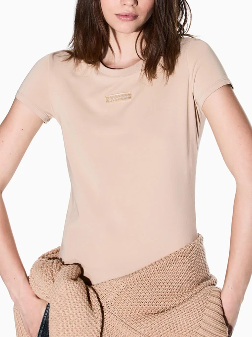 Бавовняна Жіноча Футболка Armani Exchange фото 3